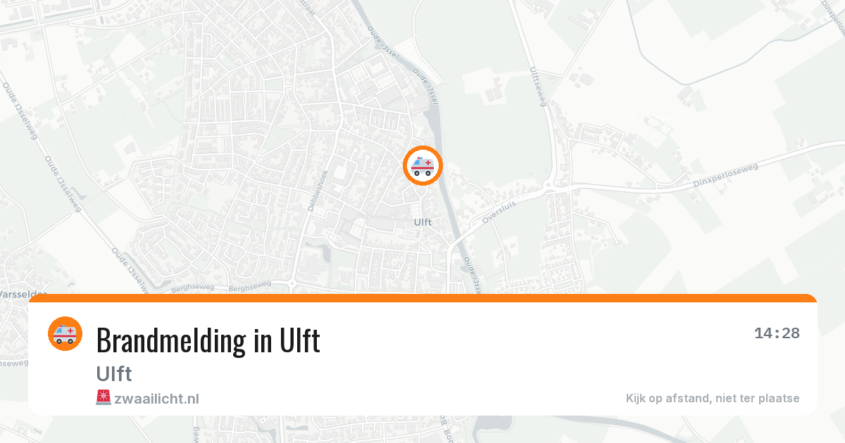 Brandmelding in Ulft — 29 jun 2026