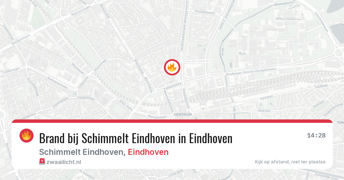 Brand bij Schimmelt Eindhoven in Eindhoven — 29 jan 2026