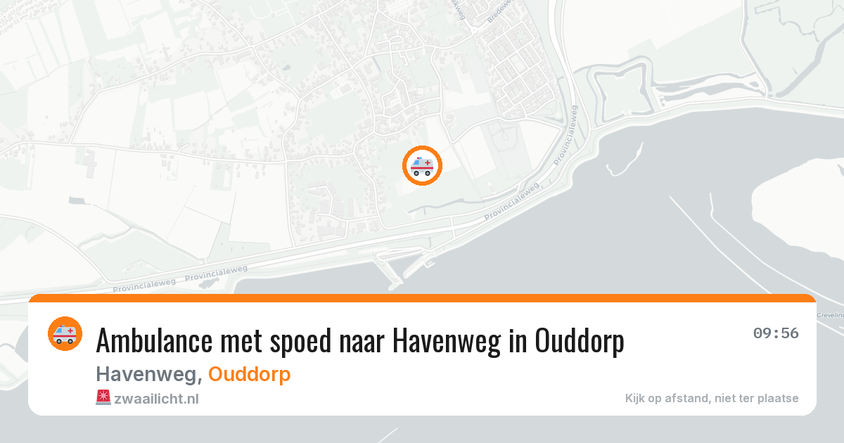 Ambulance met spoed naar Havenweg in Ouddorp — 26 jul 2026
