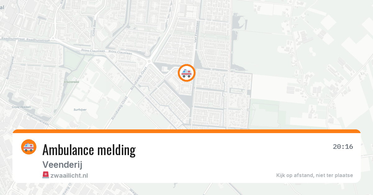 Ambulance melding — 29 jan 2026