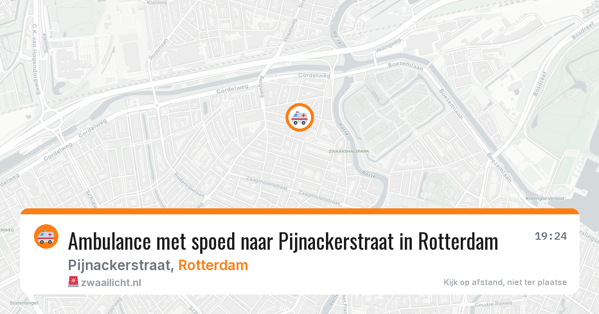 Ambulance met spoed naar Pijnackerstraat in Rotterdam — 29 jan 2026