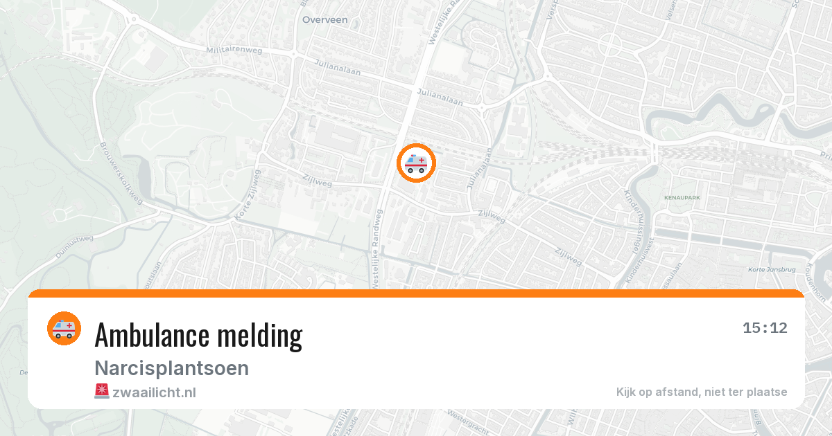 Ambulance melding — 5 jul 2026