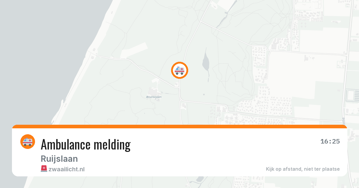 Ambulance melding — 2 apr 2026