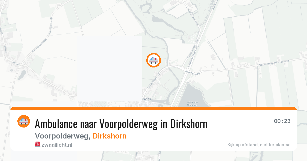 Ambulance naar Voorpolderweg in Dirkshorn — 17 jul 2026