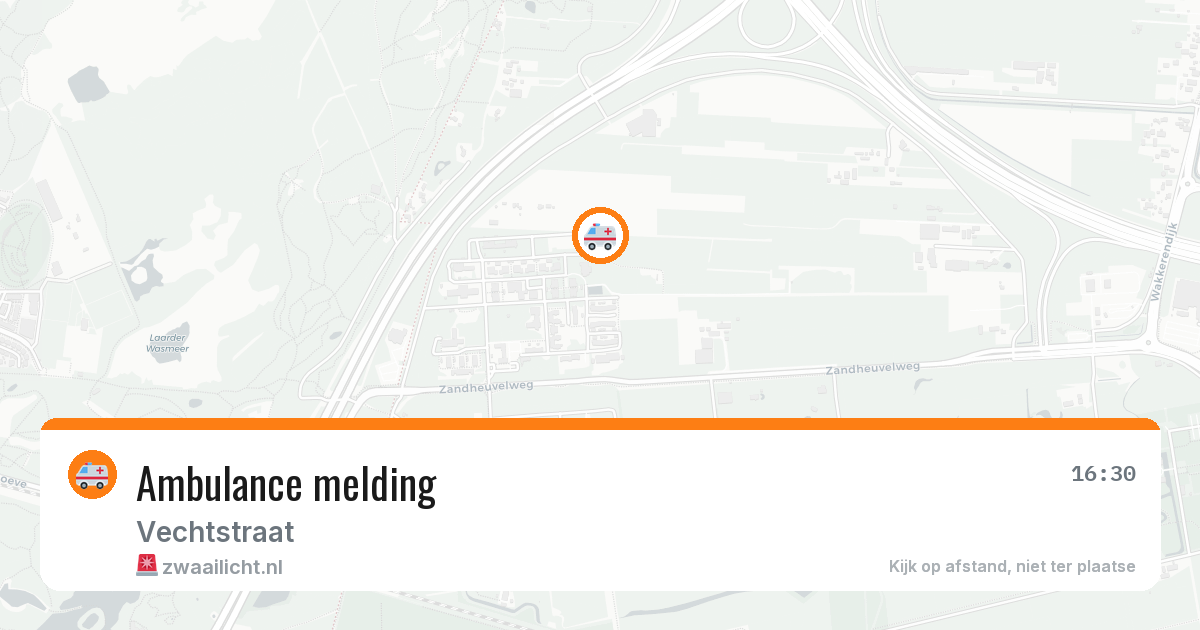 Ambulance melding — 1 jul 2026