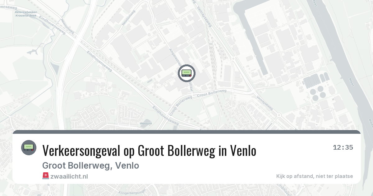 Verkeersongeval op Groot Bollerweg in Venlo — 29 mei 2026