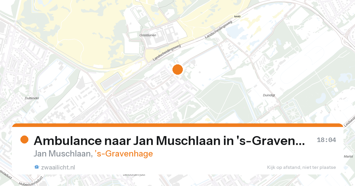 Ambulance naar Jan Muschlaan in 's-Gravenhage — 27 aug 2026