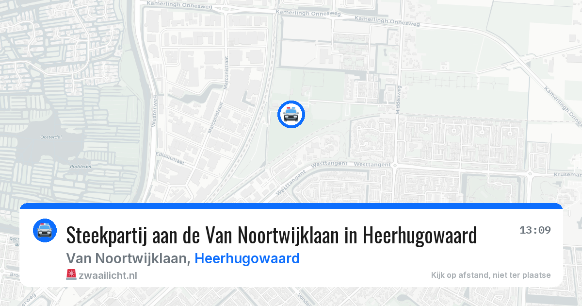 Steekpartij aan de Van Noortwijklaan in Heerhugowaard — 3 jun 2026