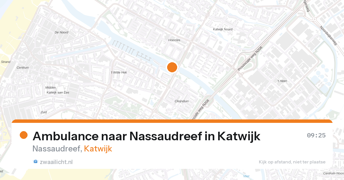 Ambulance naar Nassaudreef in Katwijk — 12 apr 2026