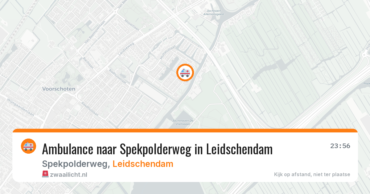 Ambulance naar Spekpolderweg in Leidschendam — 21 jun 2026