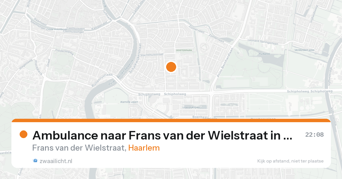 Ambulance naar Frans van der Wielstraat in Haarlem — 8 jun 2026