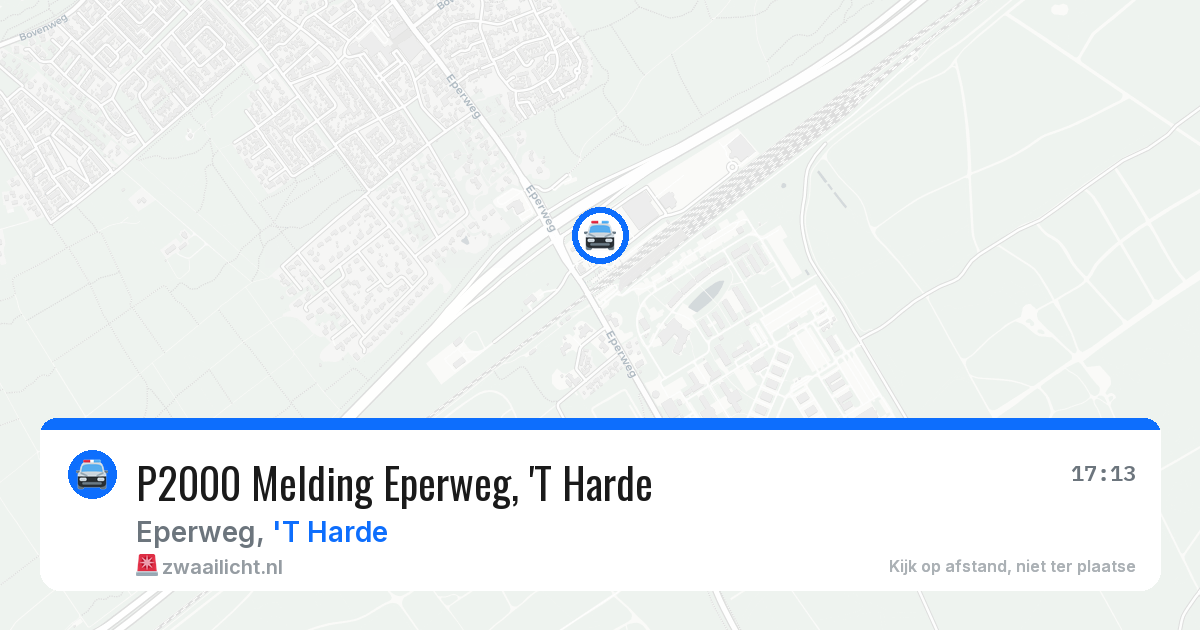P2000 Melding Eperweg, 'T Harde — 6 jul 2026