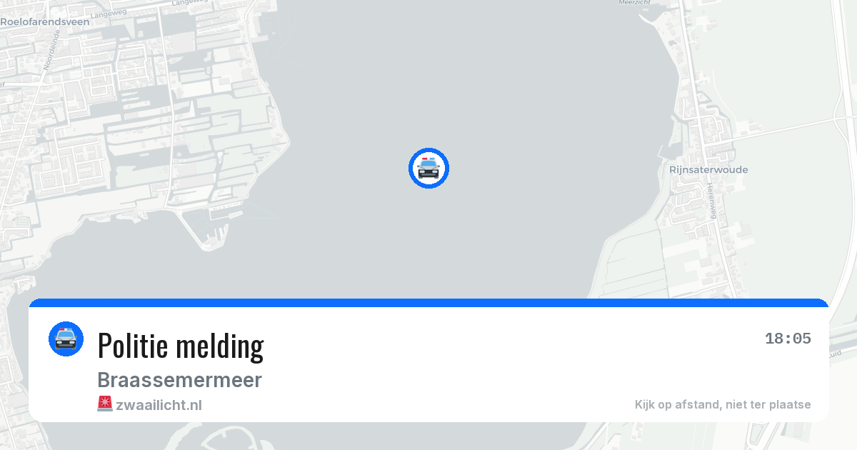 Politie melding — 24 mei 2026