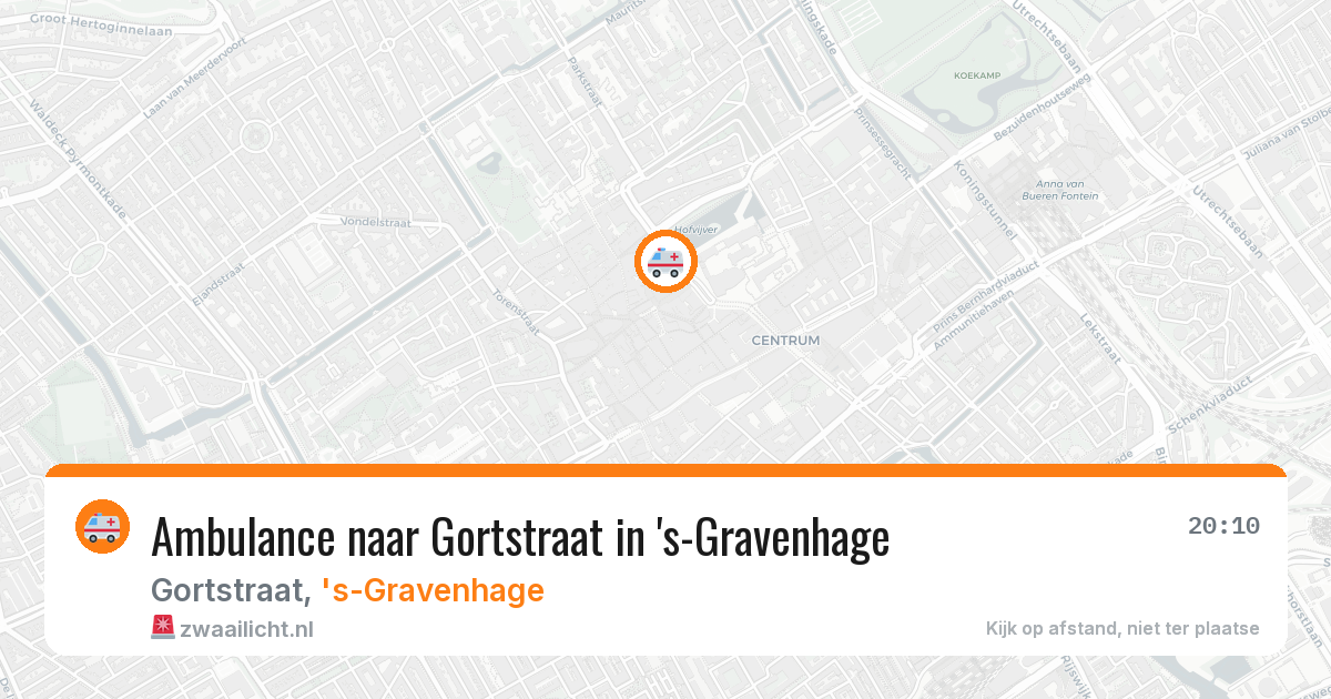 Ambulance naar Gortstraat in 's-Gravenhage — 4 jul 2026