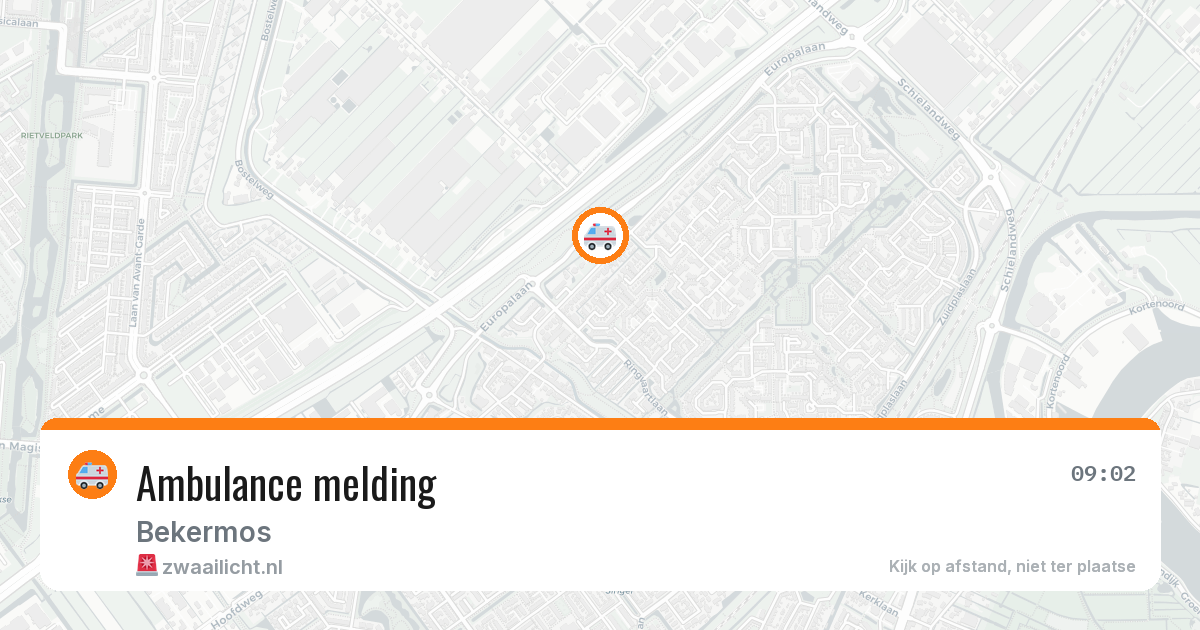 Ambulance melding — 28 mei 2026