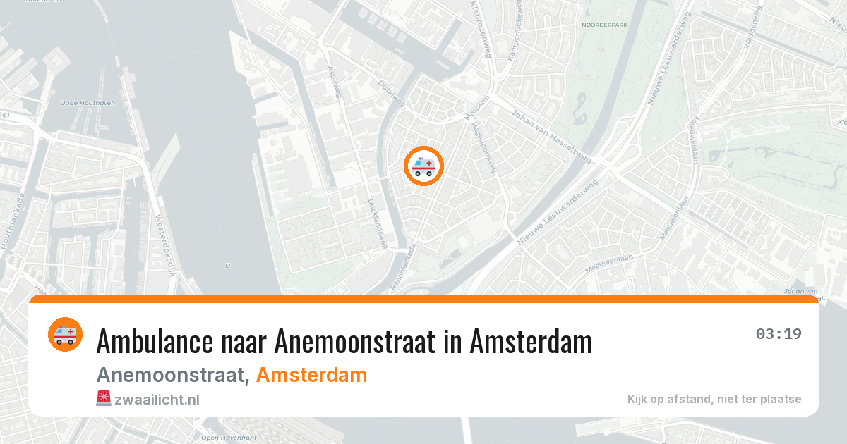Ambulance naar Anemoonstraat in Amsterdam — 29 jan 2026