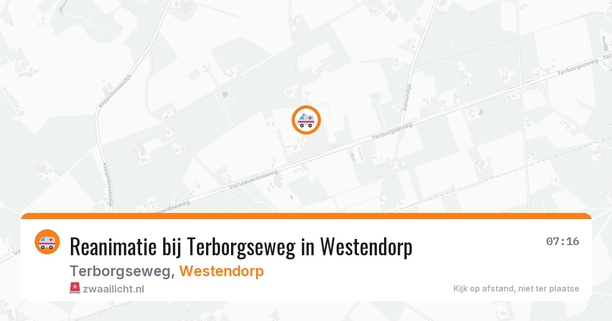 Reanimatie bij Terborgseweg in Westendorp — 15 mei 2026
