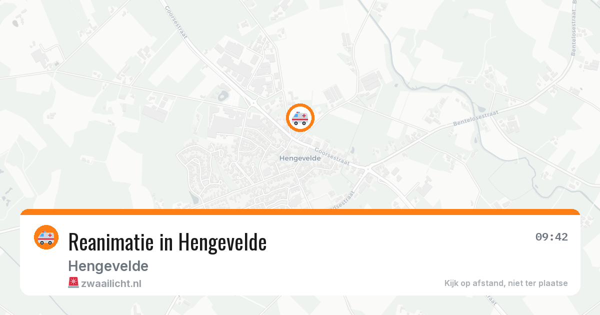 Reanimatie in Hengevelde — 21 jul 2026