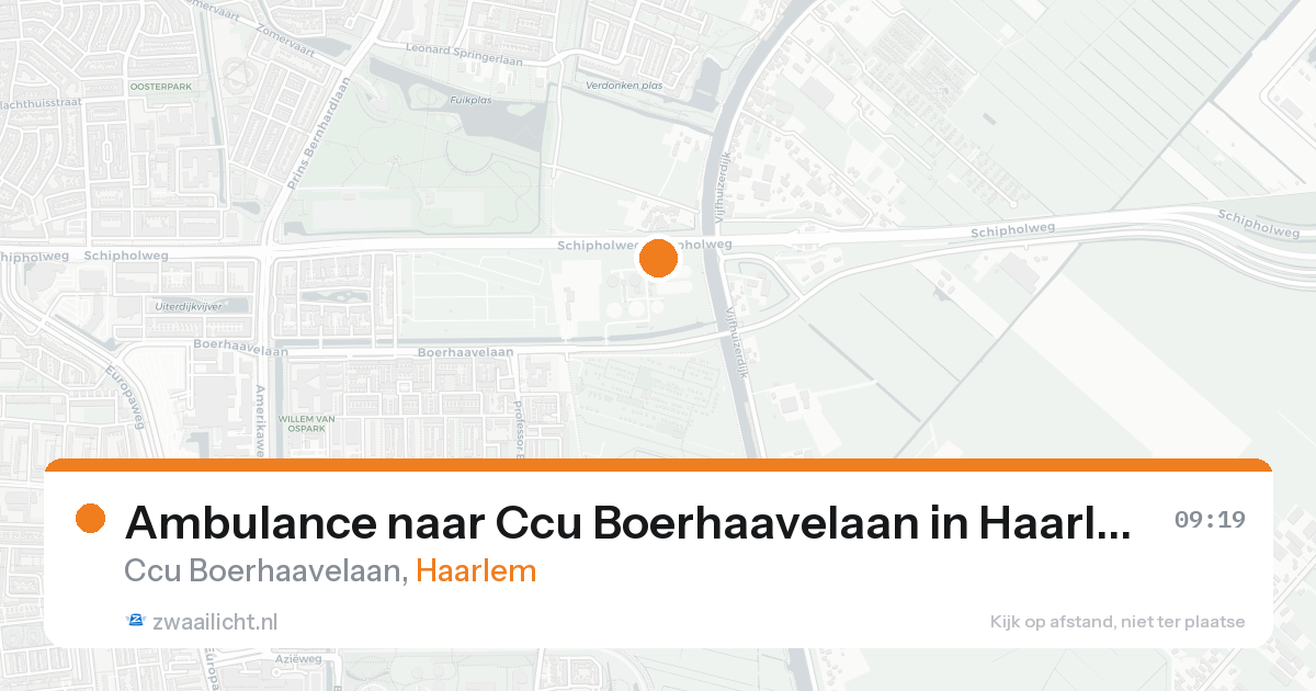 Ambulance naar Ccu Boerhaavelaan in Haarlem — 7 feb 2026