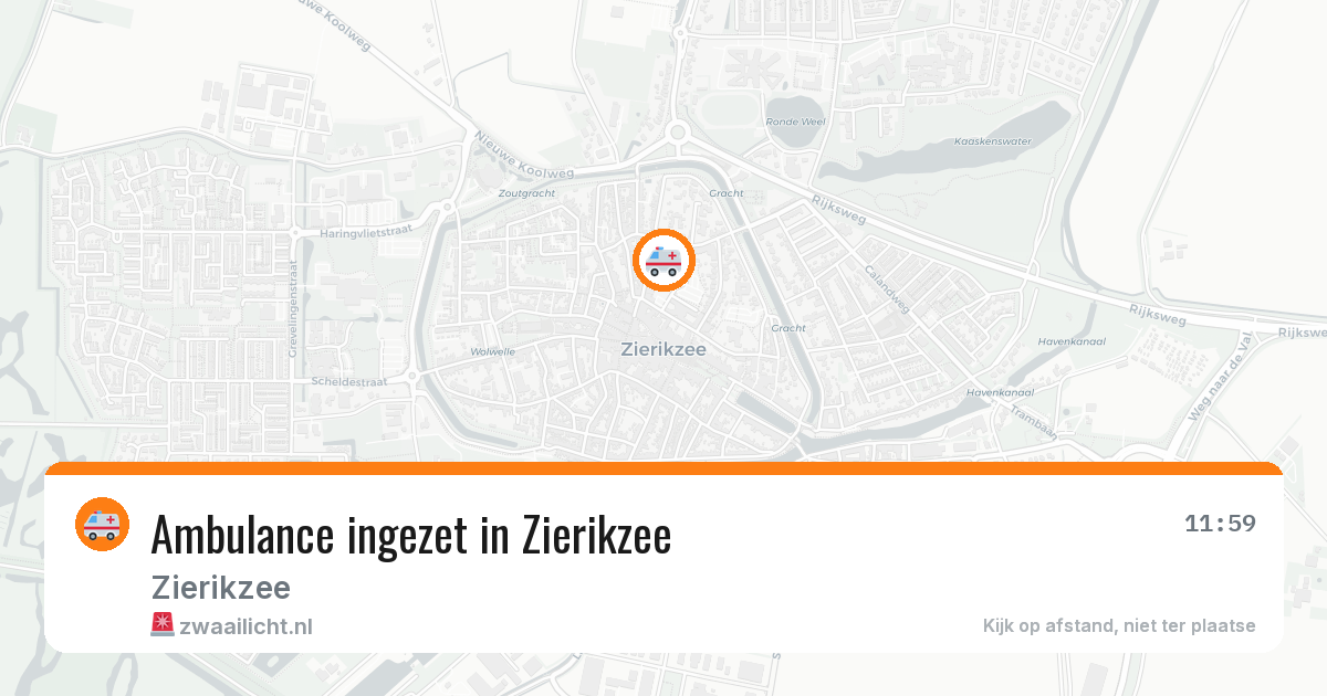 Ambulance ingezet in Zierikzee — 12 mei 2026