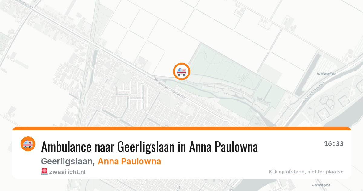 Ambulance naar Geerligslaan in Anna Paulowna — 11 jul 2026