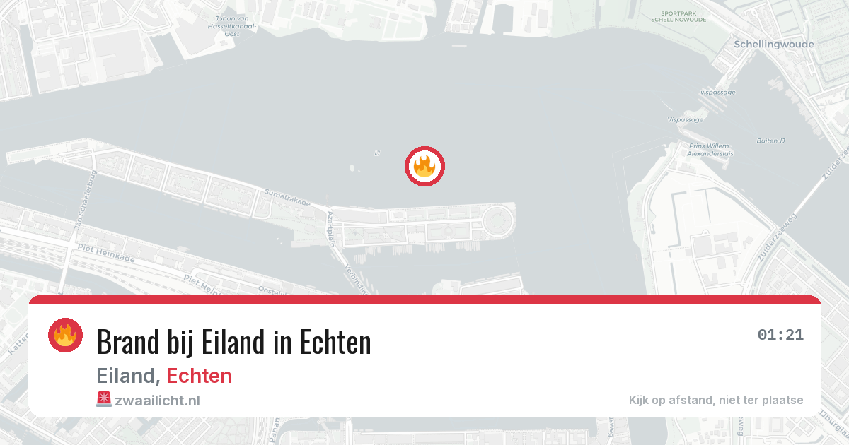 Brand bij Eiland in Echten — 2 aug 2026