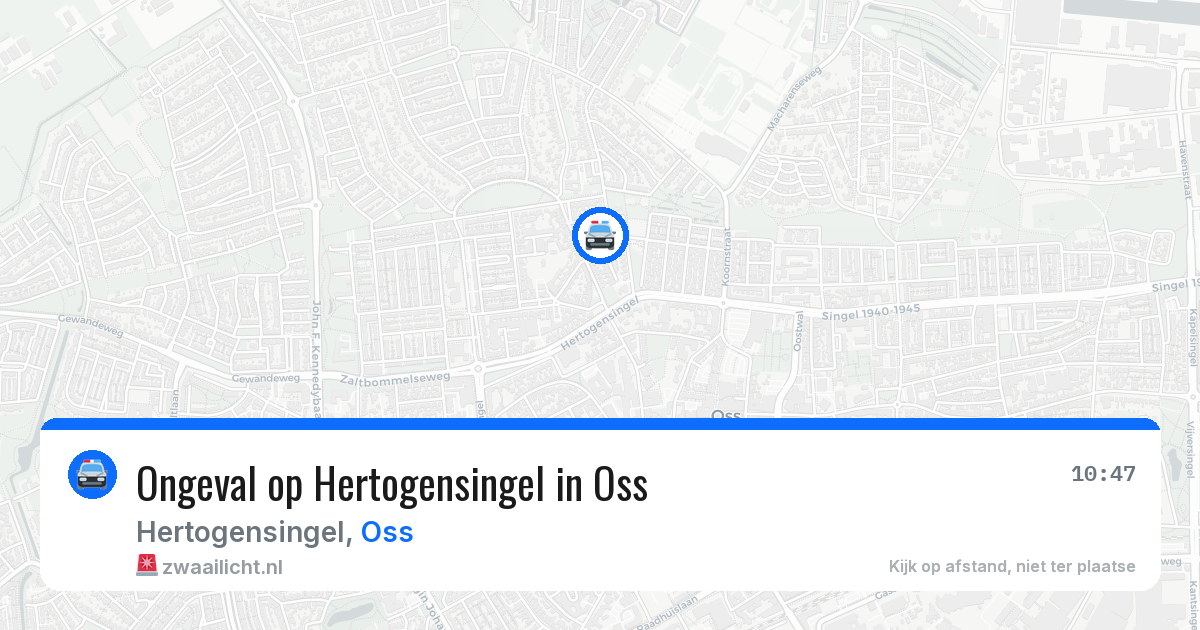Ongeval op Hertogensingel in Oss — 5 mei 2026