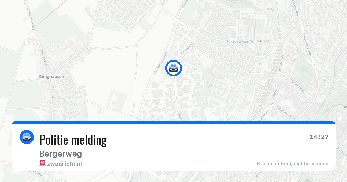 Politie melding — 15 apr 2026