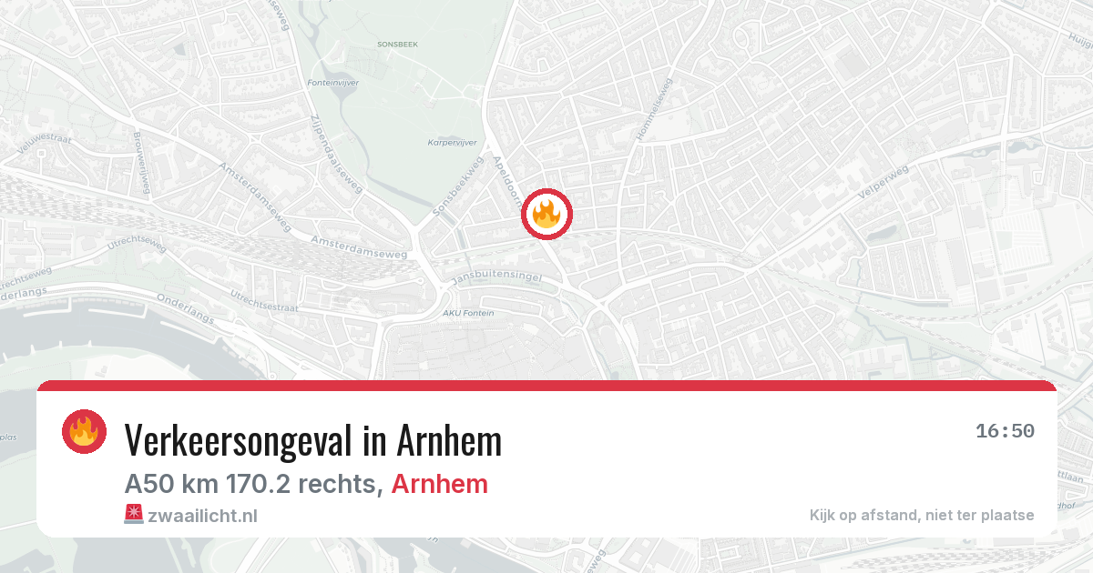 Verkeersongeval in Arnhem — 8 aug 2026