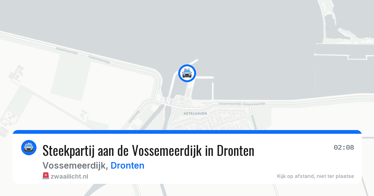 Steekpartij aan de Vossemeerdijk in Dronten — 31 mei 2026