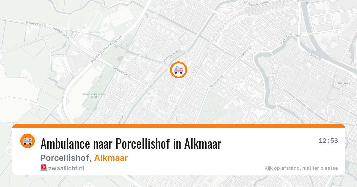 Ambulance naar Porcellishof in Alkmaar — 27 mei 2026