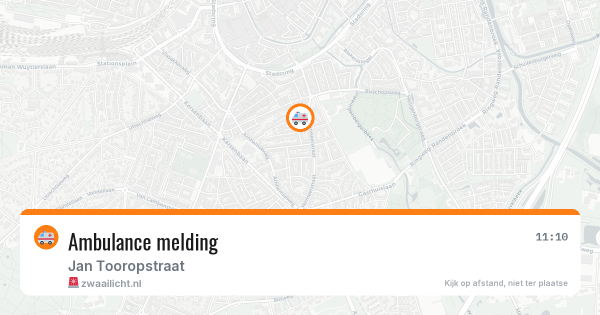 Ambulance melding — 23 feb 2026