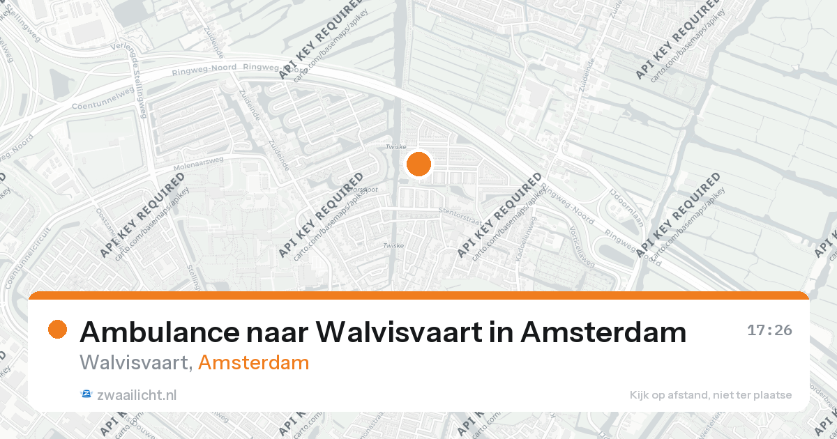 Ambulance naar Walvisvaart in Amsterdam — 26 aug 2026