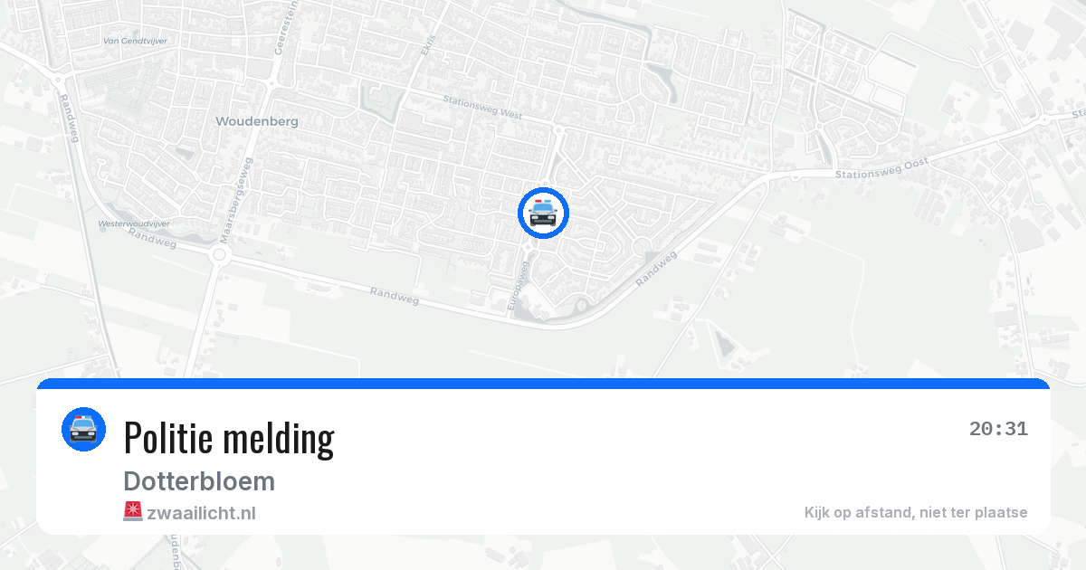 Politie melding — 6 mei 2026