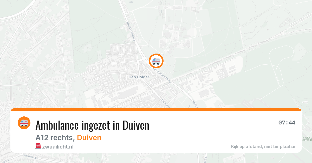 Ambulance ingezet in Duiven — 3 feb 2026 | 🚨 Zwaailicht.nl
