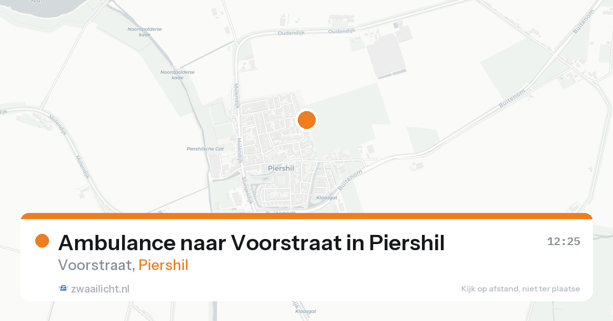 Ambulance naar Voorstraat in Piershil — 31 jan 2026