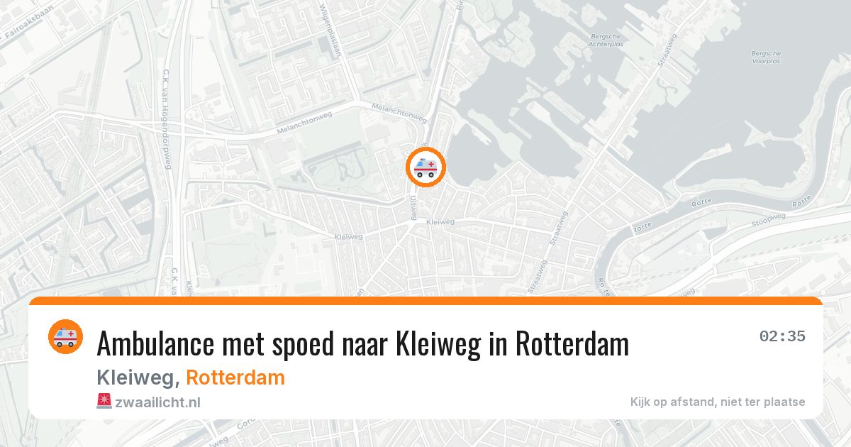 Ambulance met spoed naar Kleiweg in Rotterdam — 29 jan 2026