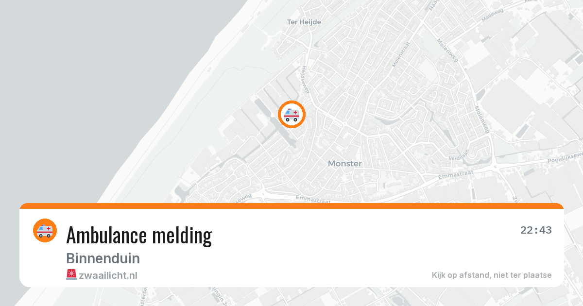 Ambulance melding — 21 jun 2026