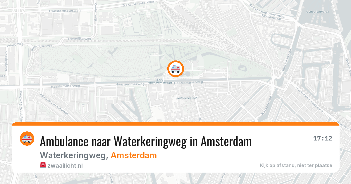 Ambulance naar Waterkeringweg in Amsterdam — 16 jul 2026