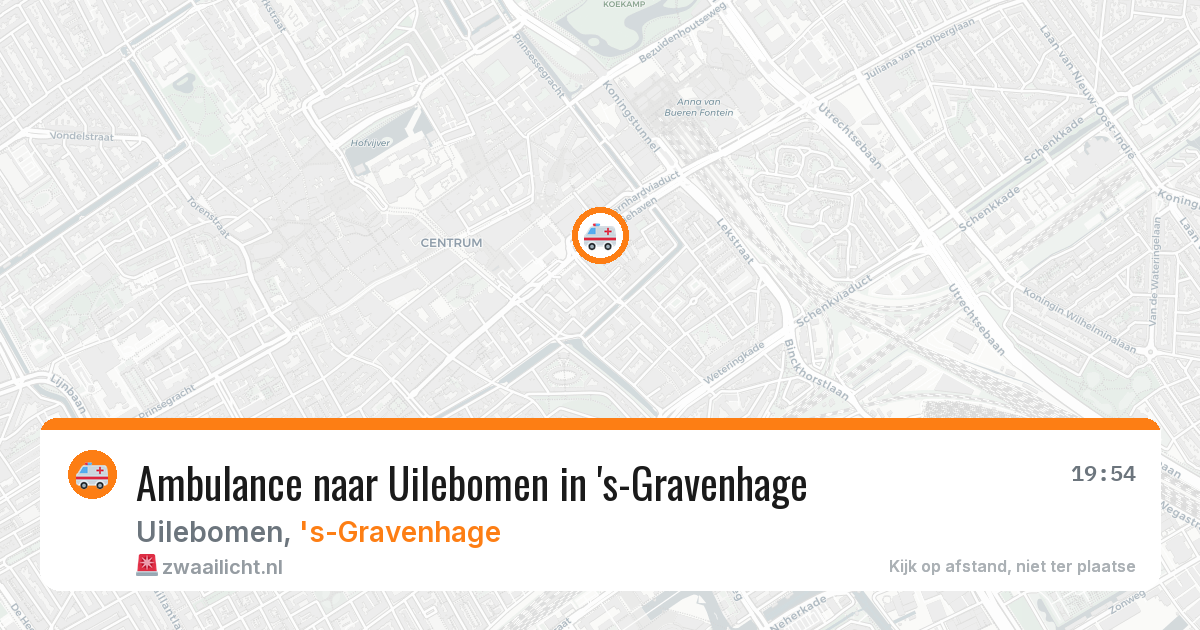Ambulance naar Uilebomen in 's-Gravenhage — 26 mei 2026
