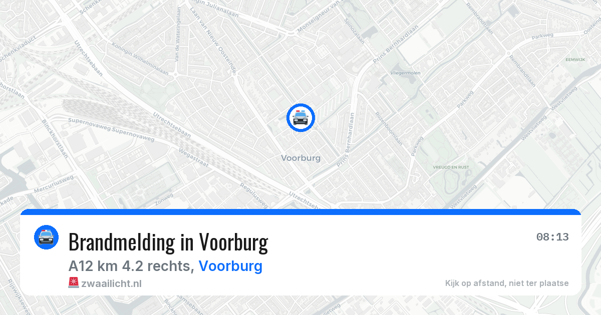 Brandmelding in Voorburg — 29 mei 2026