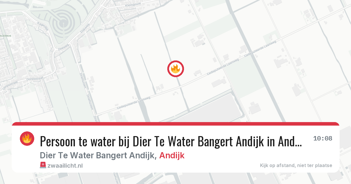 Persoon te water bij Dier Te Water Bangert Andijk in Andijk — 11 jul 2026
