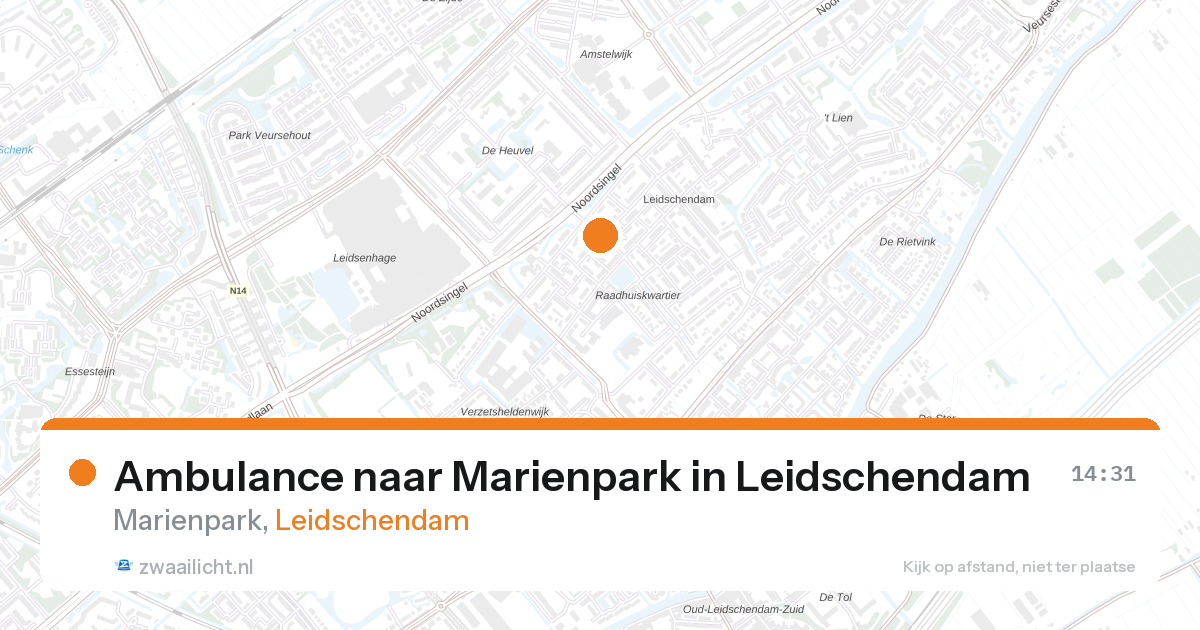 Ambulance naar Marienpark in Leidschendam — 26 aug 2026