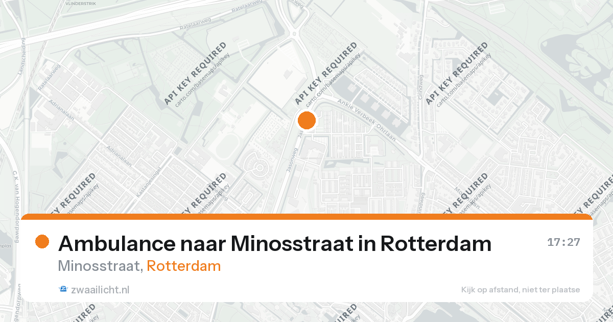 Ambulance naar Minosstraat in Rotterdam — 26 aug 2026