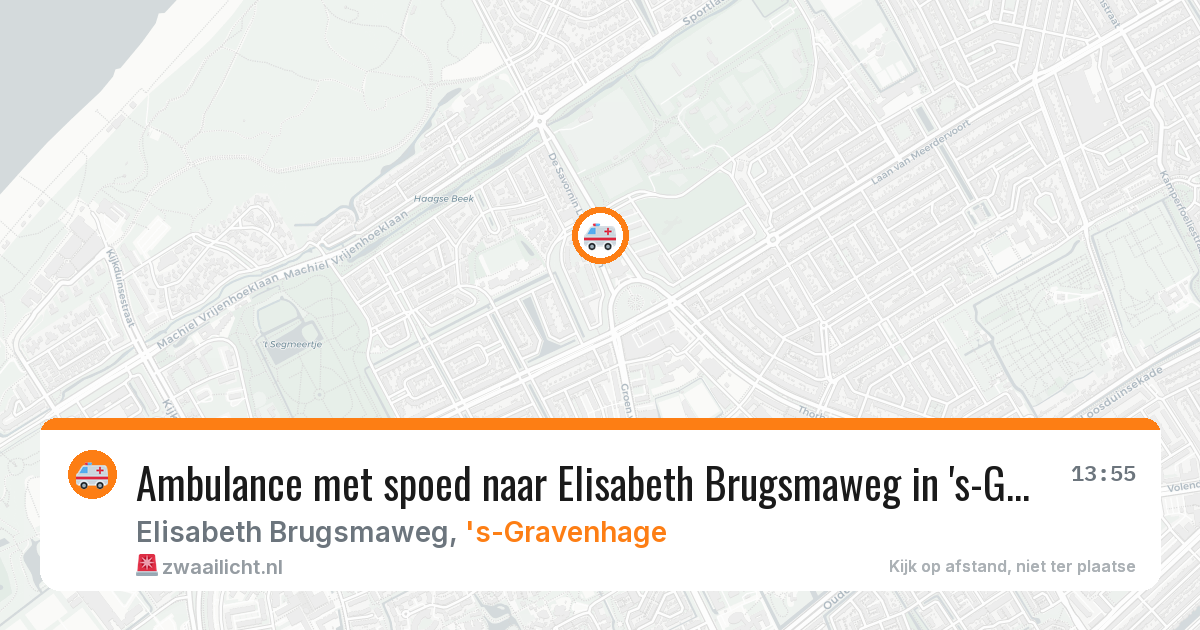 Ambulance met spoed naar Elisabeth Brugsmaweg in 's-Gravenhage — 15 mei 2026