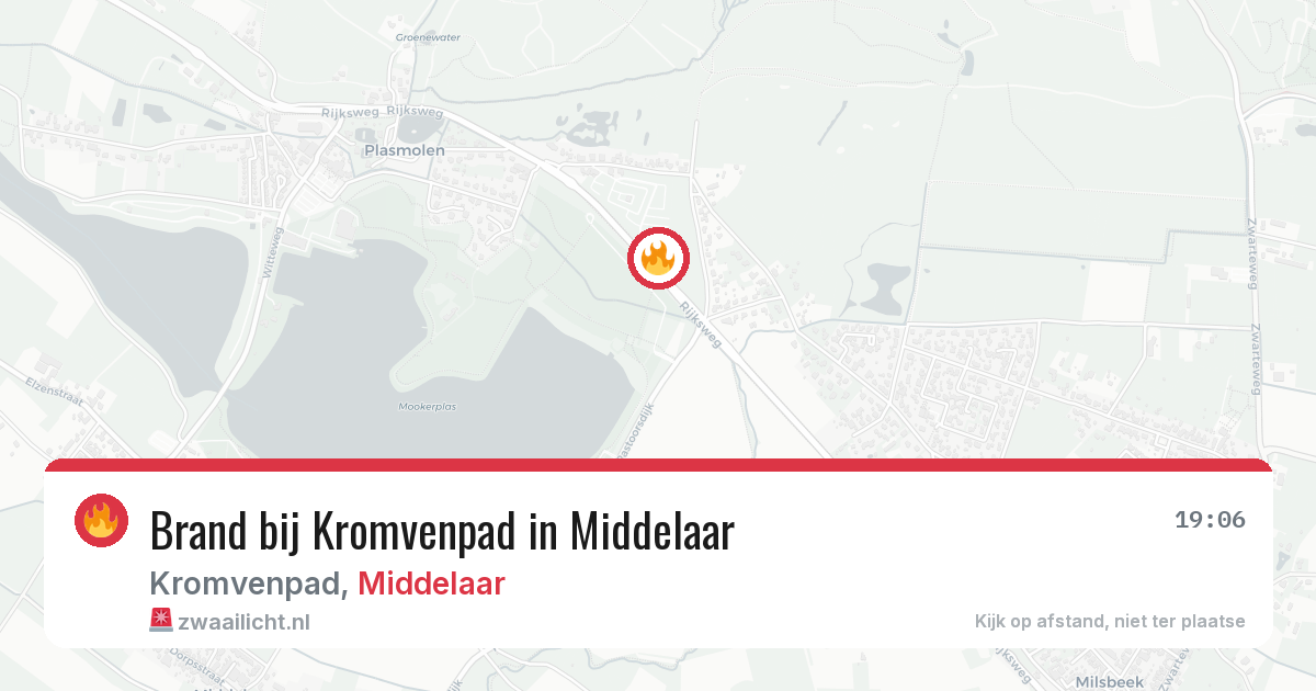 Brand bij Kromvenpad in Middelaar — 25 jun 2026