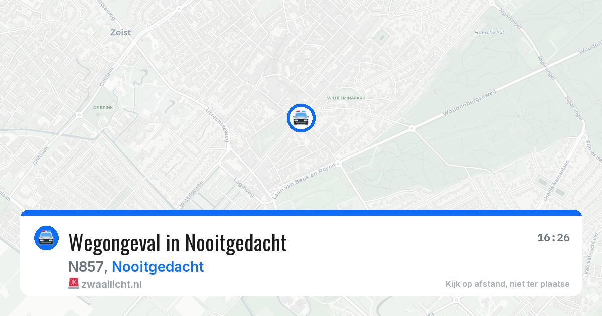 Wegongeval in Nooitgedacht — 6 mei 2026