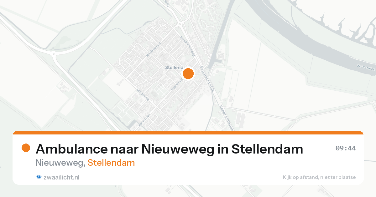 Ambulance naar Nieuweweg in Stellendam — 21 aug 2026