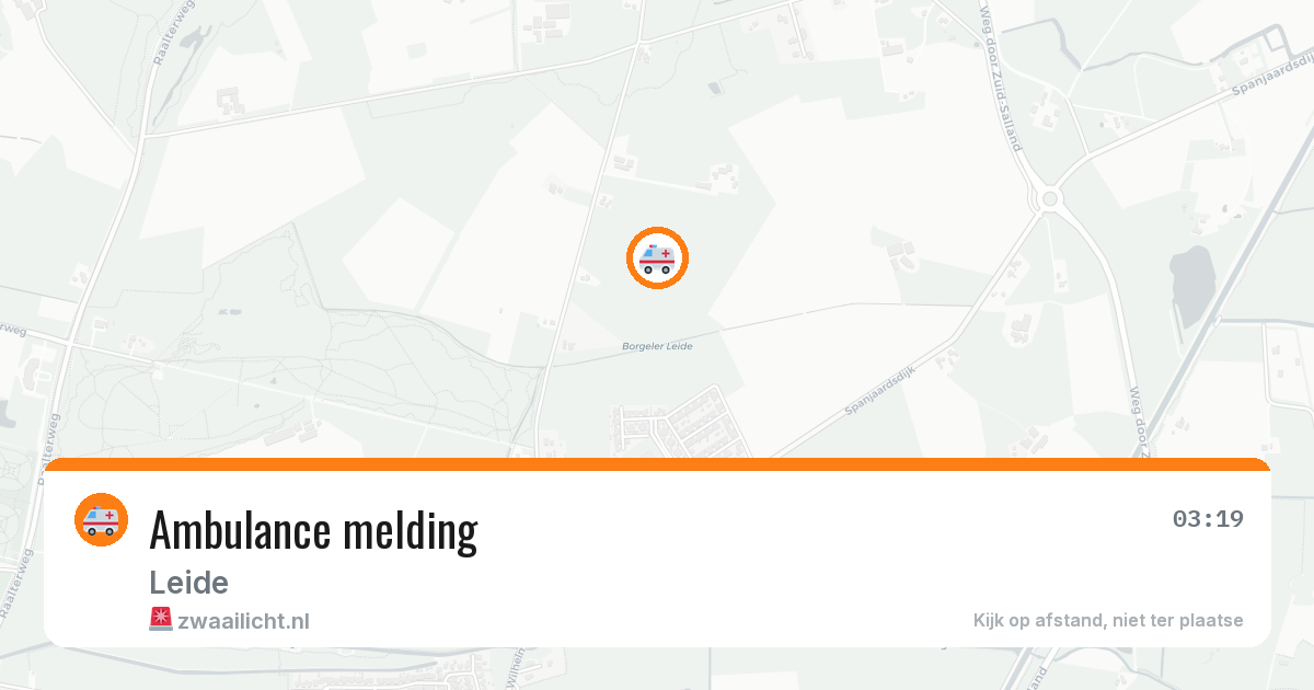 Ambulance melding — 21 jun 2026