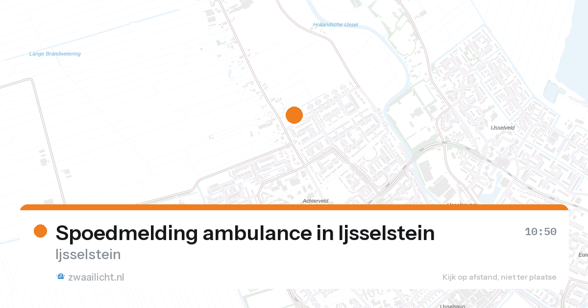 Spoedmelding ambulance in Ijsselstein — 26 aug 2026